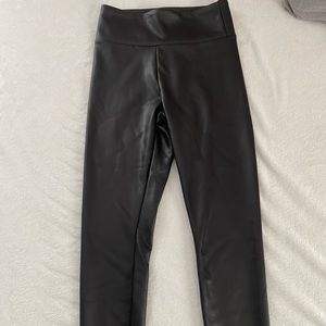 Express leather leggings